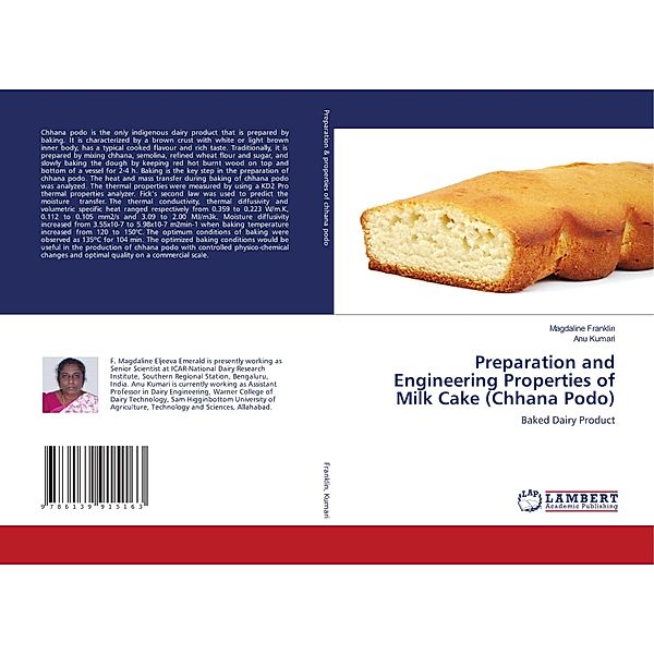 Preparation and Engineering Properties of Milk Cake (Chhana Podo), Magdaline Franklin, Anu Kumari