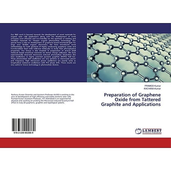 Preparation of Graphene Oxide from Tattered Graphite and Applications, Pramod Kumar, RACHANA Kumar