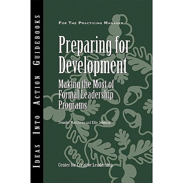 Preparing for Development, Center for Creative Leadership (CCL), Jennifer W. Martineau, Ellie Johnson
