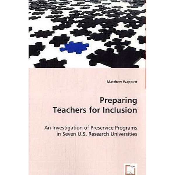Preparing Teachers for Inclusion, Matthew Wappett