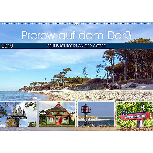 Prerow auf dem Darss - Sehnsuchtsort an der Ostsee (Wandkalender 2019 DIN A2 quer), Holger Felix