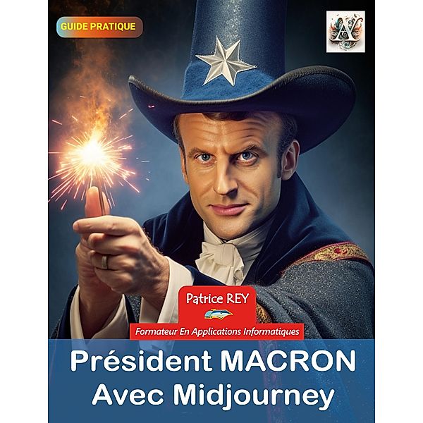 President Macron avec Midjourney, patrice rey