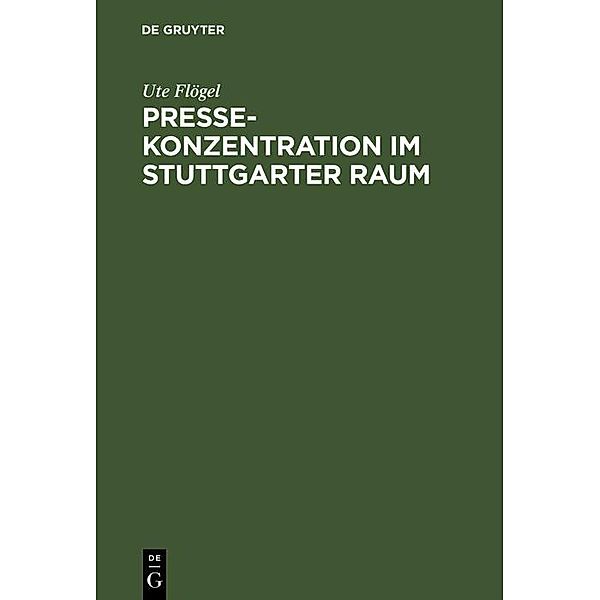 Pressekonzentration im Stuttgarter Raum, Ute Flögel