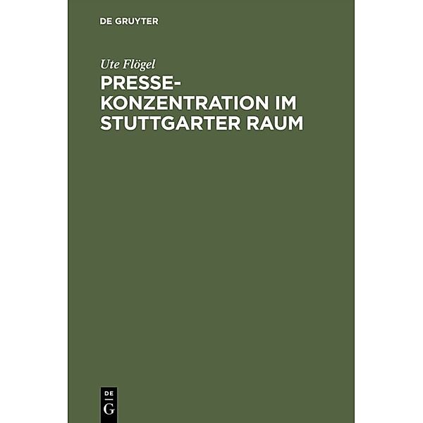Pressekonzentration im Stuttgarter Raum, Ute Flögel