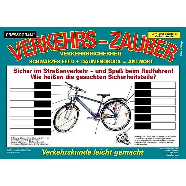 PRESSOGRAM Zaubertafel - Verkehrssicherheit, Bernhard Stubenrauch