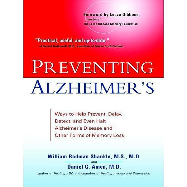 Preventing Alzheimer's, William Rodman Shankle, Daniel G. Amen