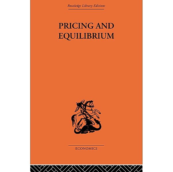 Pricing and Equilibrium, Erich Schneider