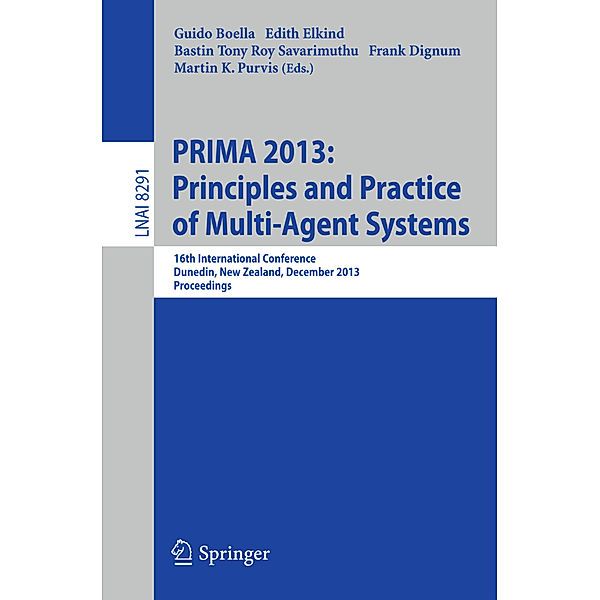 PRIMA 2013: Principles and Practice of Multi-Agent Systems