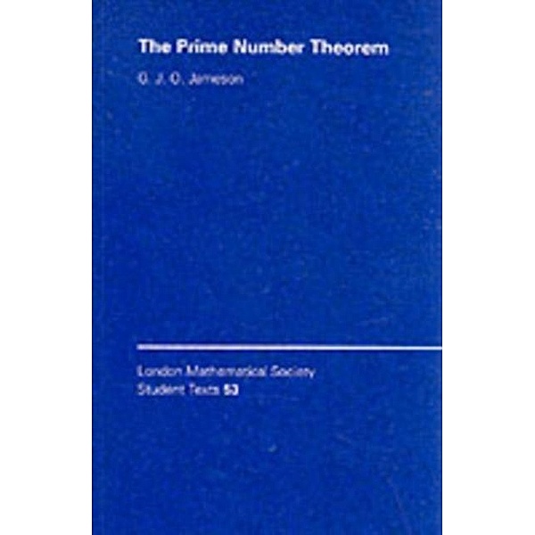Prime Number Theorem, G. J. O. Jameson