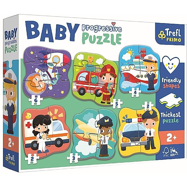 Trefl Primo Baby Puzzle Fahrzeuge