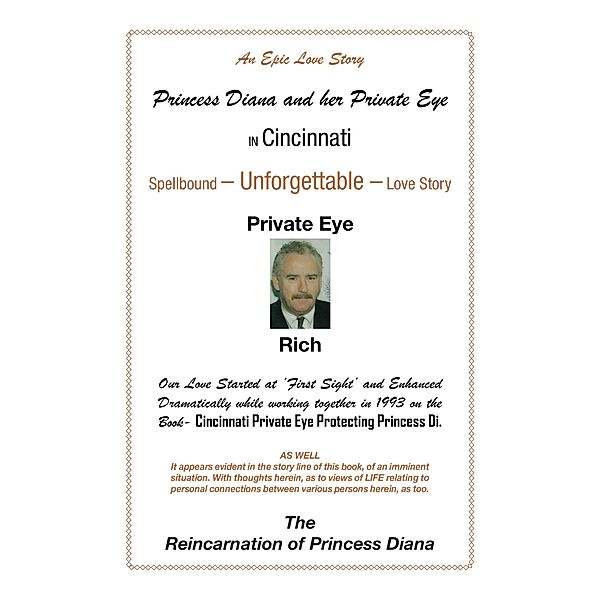 Princess Diana and Her Private Eye      in Cincinnati, Rich McDonough