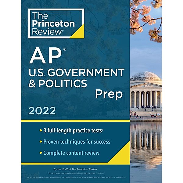 Princeton Review AP U.S. Government & Politics Prep, 2022 / College Test Preparation, The Princeton Review