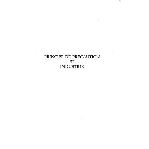 Principe de precaution et industrie / Hors-collection, Mondello Gerard
