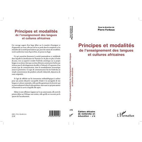 PRINCIPES ET MODALITES DE L'ENEIGNEMENT DES LANGUES ET CULTU / Hors-collection, Pierre Fonkoua