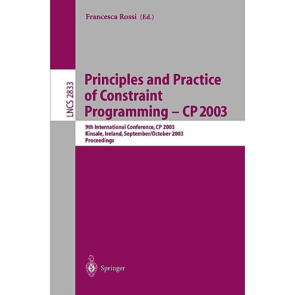Principles and Practice of Constraint Progr. CP 2003