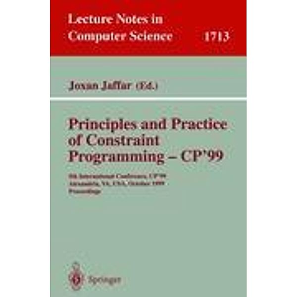 Principles and Practice of Constraint Programming - CP'99