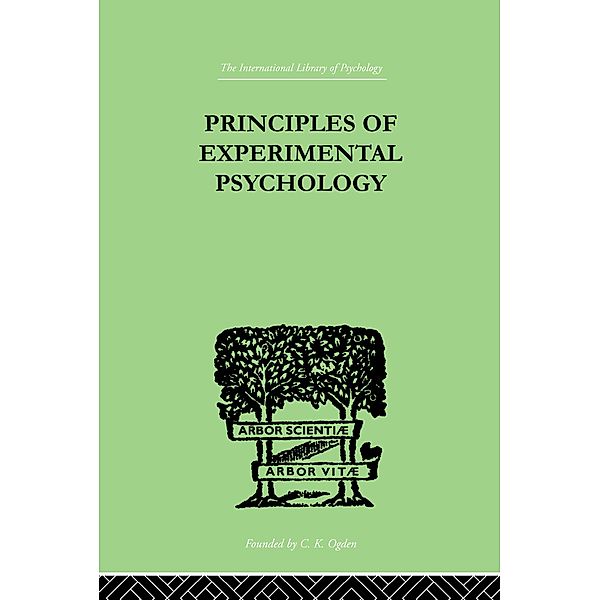 Principles Of Experimental Psychology, Henri Pieron