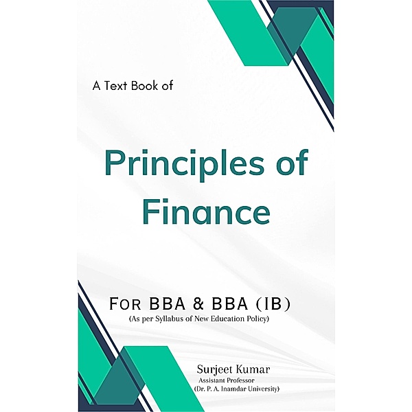 Principles of Finance, Surjeet Kumar