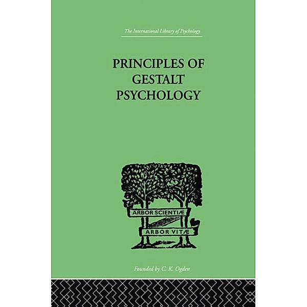 Principles Of Gestalt Psychology, K. Koffka