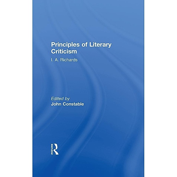 Principles of Literary Criticism V3, John Constable, I. A. Richards