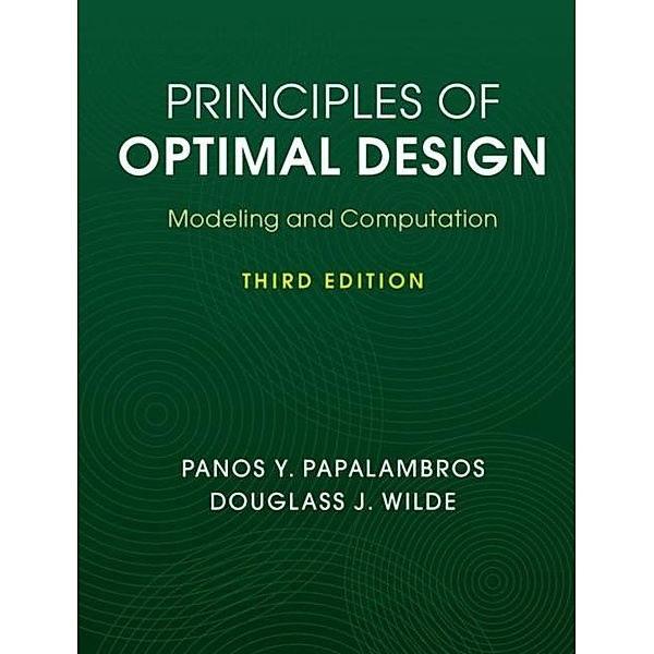 Principles of Optimal Design, Panos Y. Papalambros