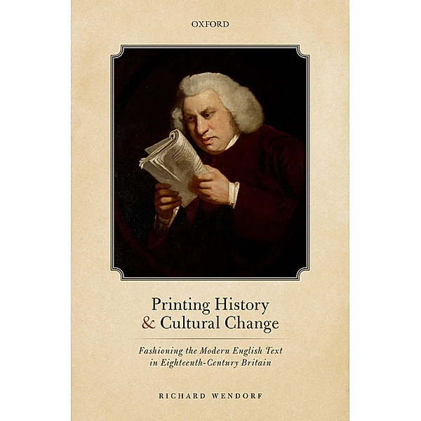 Printing History and Cultural Change, Richard Wendorf