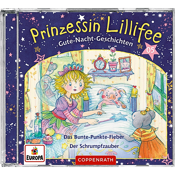 Prinzessin Lillifee - Gute-Nacht-Geschichten,Audio-CD, Monika Finsterbusch
