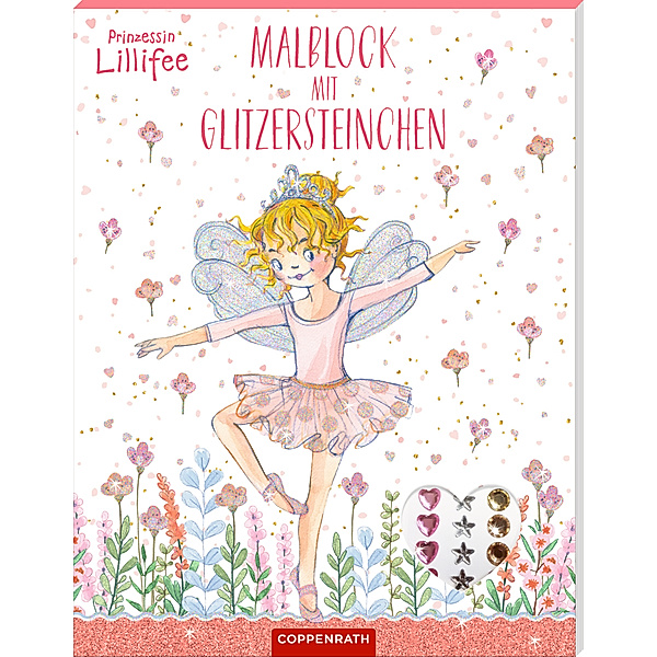 Prinzessin Lillifee: Malblock mit Glitzersteinchen