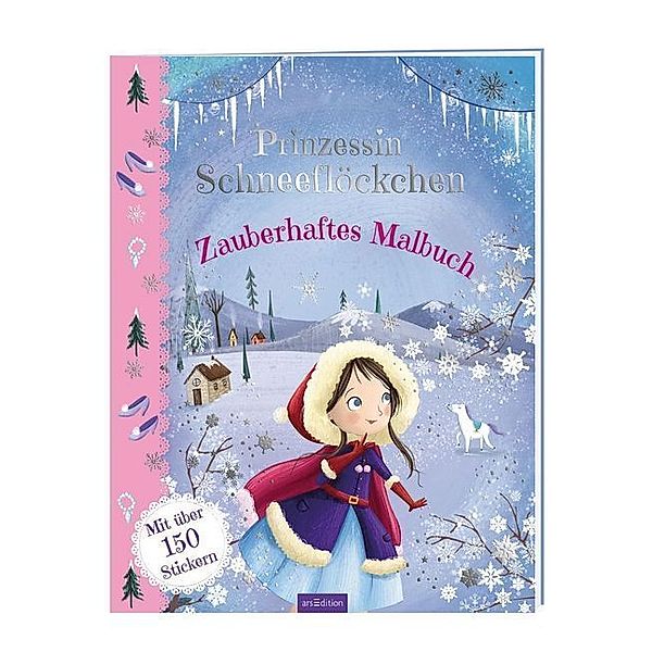 Prinzessin Schneeflöckchen - Zauberhaftes Malbuch