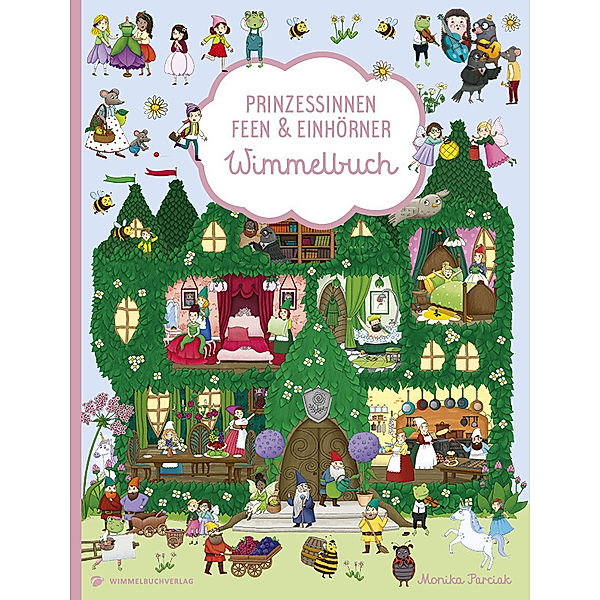 Prinzessinnen, Feen & Einhörner Wimmelbuch Pocket, Monika Parciak