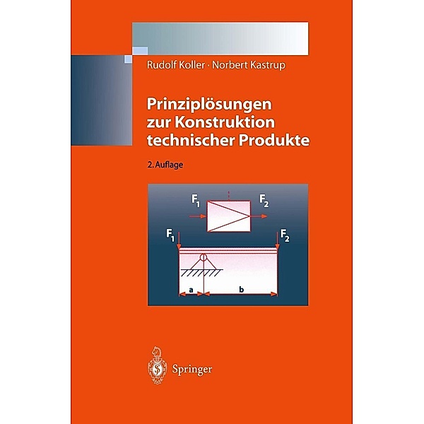 Prinziplösungen zur Konstruktion technischer Produkte, Rudolf Koller, Norbert Kastrup