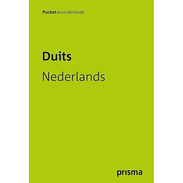 Prisma pocketwoordenboek  / Duits-Nederlands / druk 1, J.A.H. van Gemert