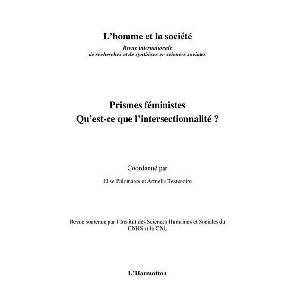 Prismes feministes - qu'est-ce que l'intersectionnalite ? / Hors-collection, Palomares