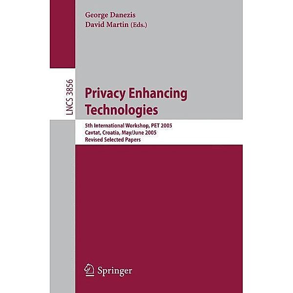 Privacy Enhancing Technologies