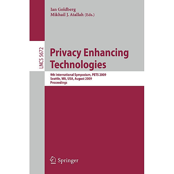 Privacy Enhancing Technologies