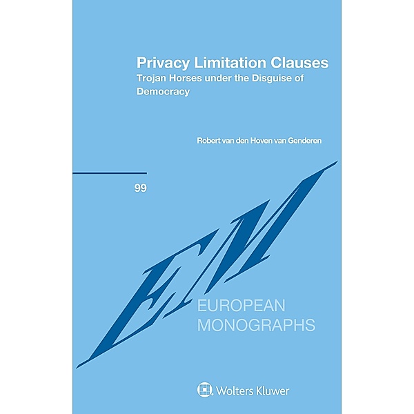 Privacy Limitation Clauses / European Monographs Series, Robert van den Hoven van Genderen