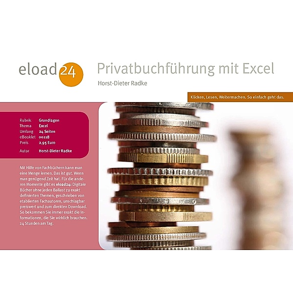 Privatbuchführung mit Excel, Horst-Dieter Radke