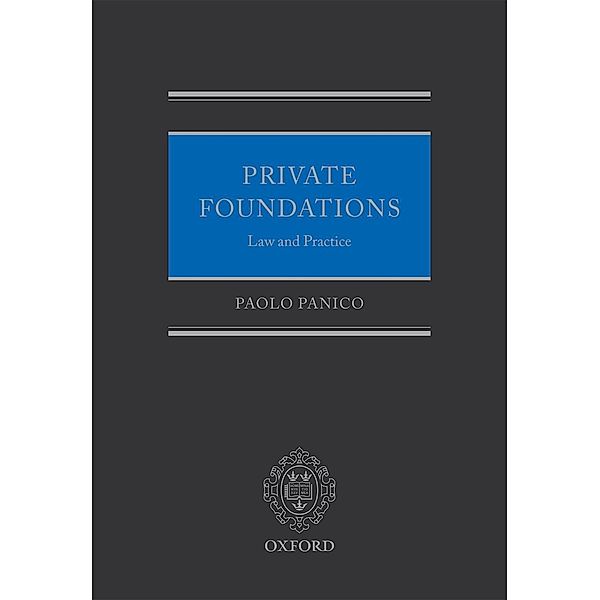 Private Foundations, Paolo Panico
