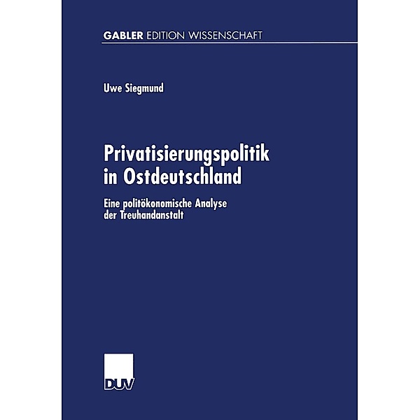 Privatisierungspolitik in Ostdeutschland, Hans R. Lang