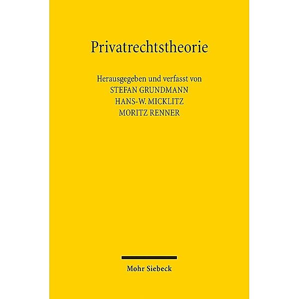 Privatrechtstheorie, 2 Bde.