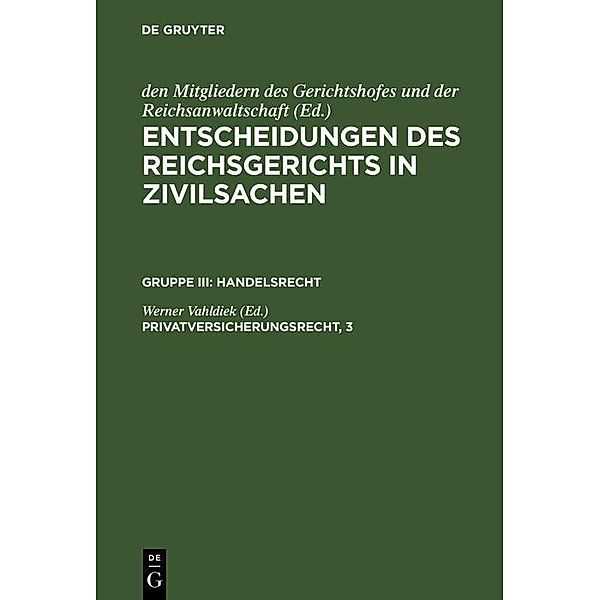 Privatversicherungsrecht, 3