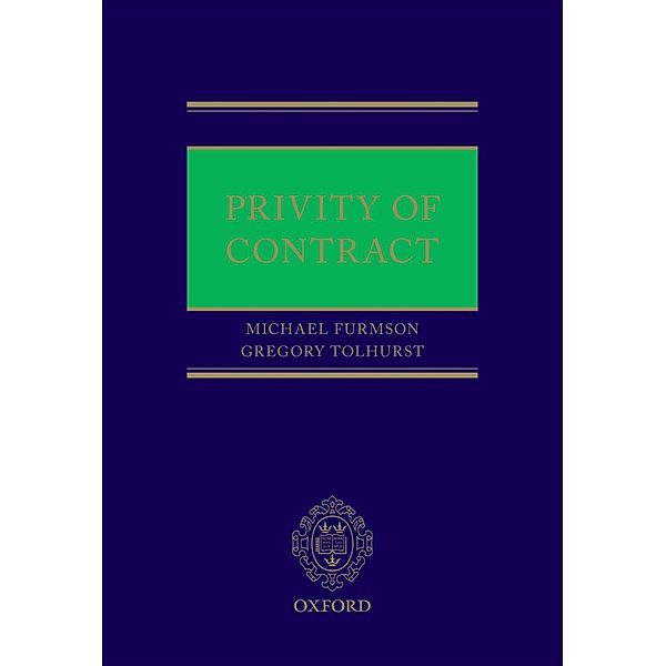 Privity of Contract, Michael Furmston, Gregory Tolhurst