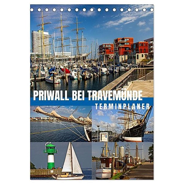 Priwall bei Travemünde - Terminplaner (Tischkalender 2025 DIN A5 hoch), CALVENDO Monatskalender, Calvendo, Holger Felix
