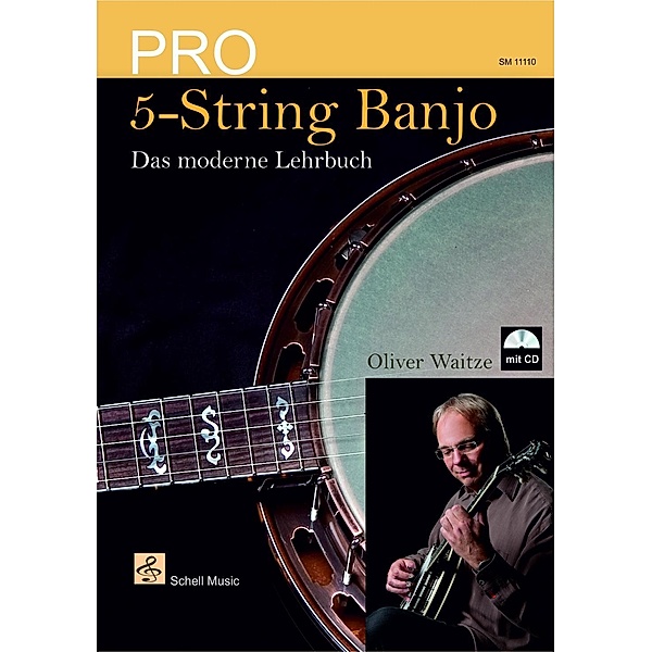 Pro 5-String Banjo, m. Audio-CD, Oliver Waitze