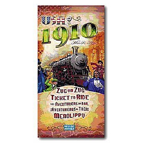 Days of Wonder, Asmodee PRO LUDO Zug um Zug - 1910 (Erweiterung)