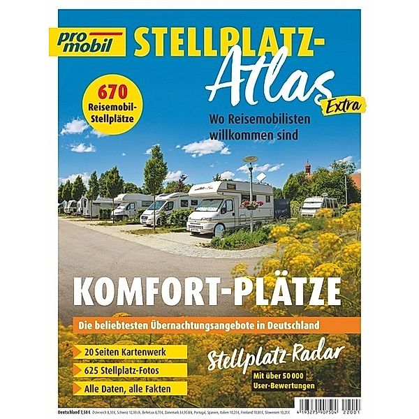 pro mobil Stellplatz Atlas Extra