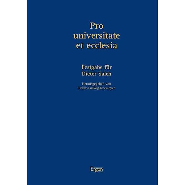 Pro universitate et ecclesia