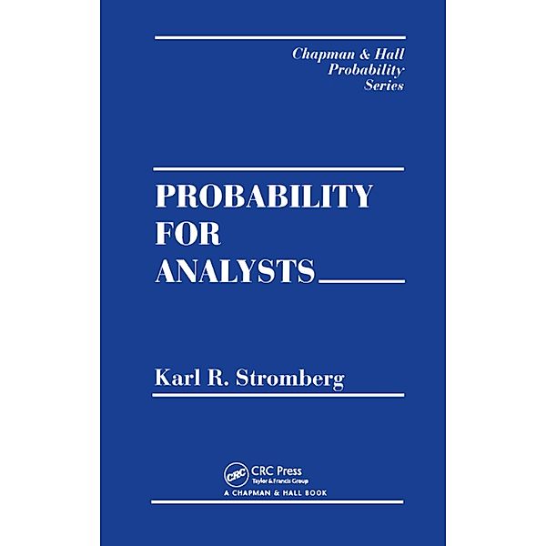 Probability For Analysts, Karl Stromberg