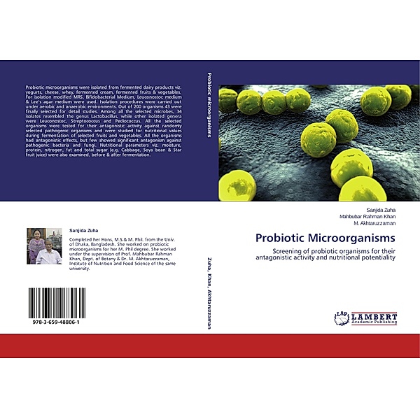 Probiotic Microorganisms, Sanjida Zuha, Mahbubar Rahman Khan, M. Akhtaruzzaman