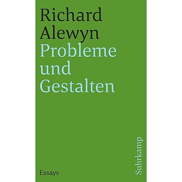 Probleme und Gestalten, Richard Alewyn